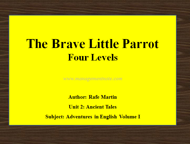 The Brave Little Parrot Four Levels