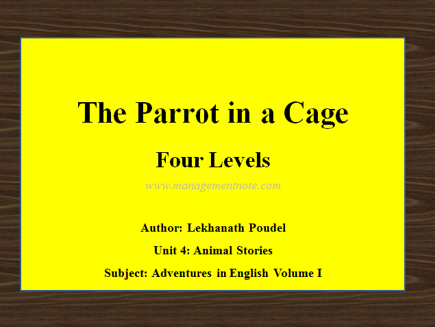 The Parrot in a Cage Four Levels