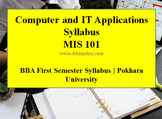 Computer and IT Applications Syllabus