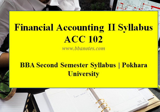Financial Accounting II Syllabus