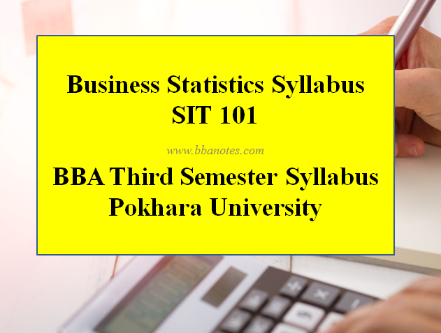 Business Statistics Syllabus